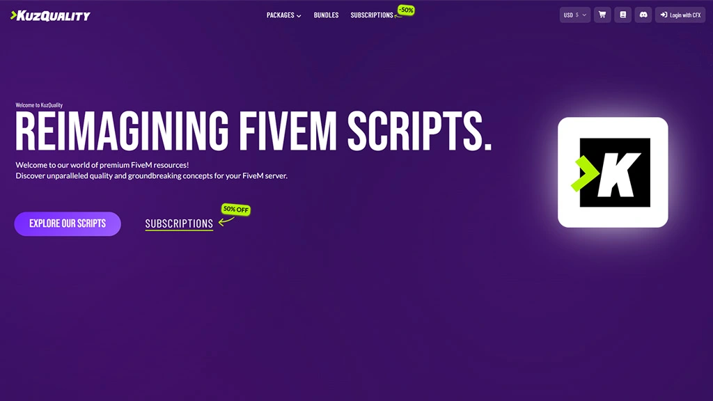 Best FiveM Scripts for: ESX, QBCore & Standalone | KuzQuality