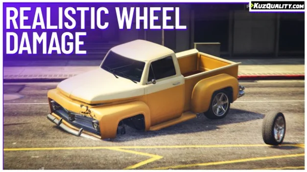 Realistic Wheel Damage
