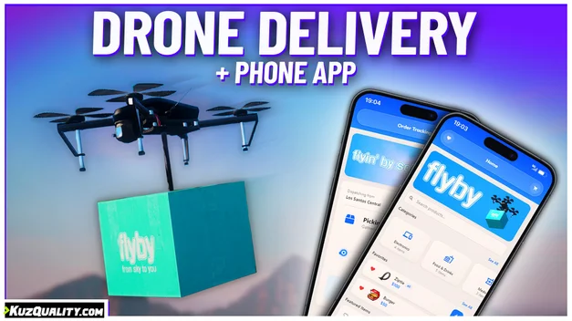 Drone Deliveries + Phone App